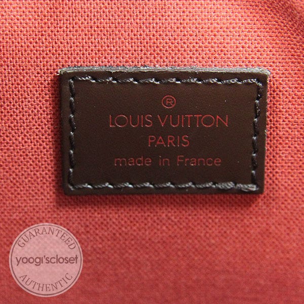 Sold at Auction: Louis Vuitton, LOUIS VUITTON OLAV DAMIER EBENE HANDBAG