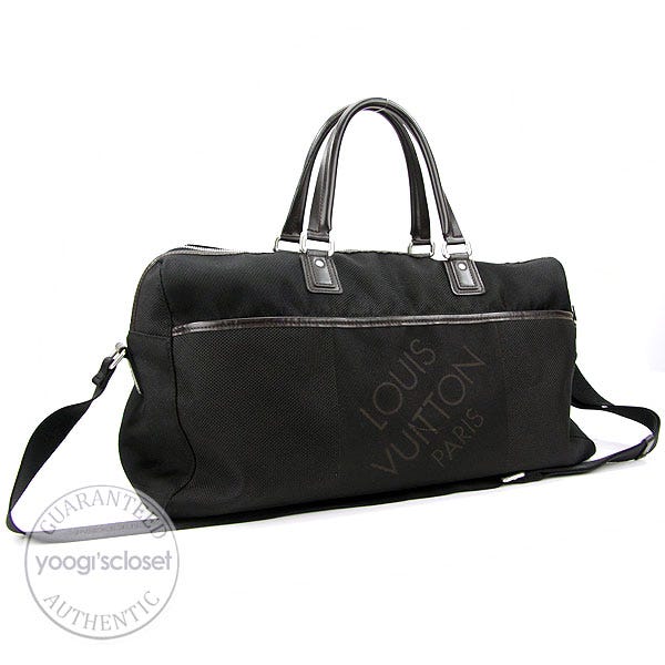 Louis Vuitton Black Damier Geant Canvas Albatros Duffel Bag