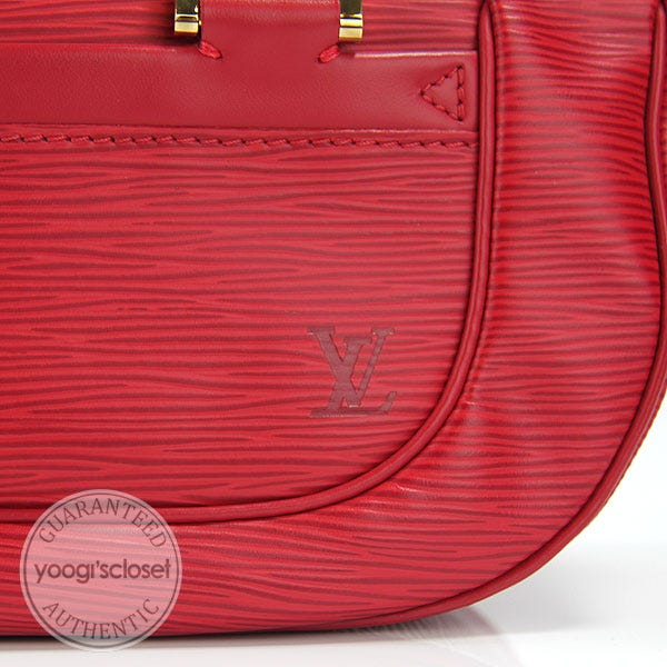Louis Vuitton Red Epi Leather Dhanura PM Bag - Yoogi's Closet