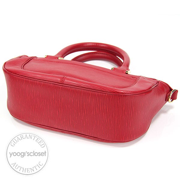 Louis Vuitton - Red Epi Leather Dhanura GM Handbag