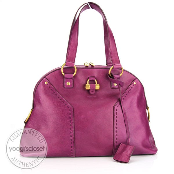 Yves Saint Laurent Orchid Large Muse Bag - Yoogi's Closet