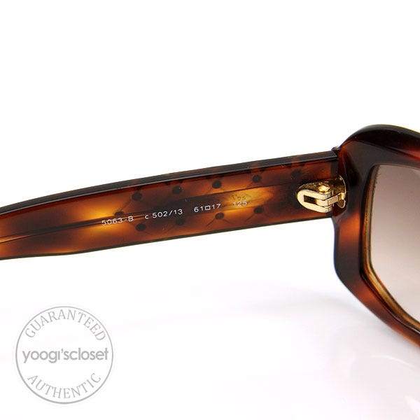 Chanel Brown Gradient Lenses CC Logo Crystal Quilted