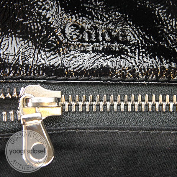 【送料&関税込】ChloAC Black Leather Bag Black Voyager Leather Belted Trapeze Tote Bag - CHARLES