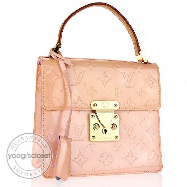 Louis Vuitton Rose Monogram Vernis Spring Street Bag