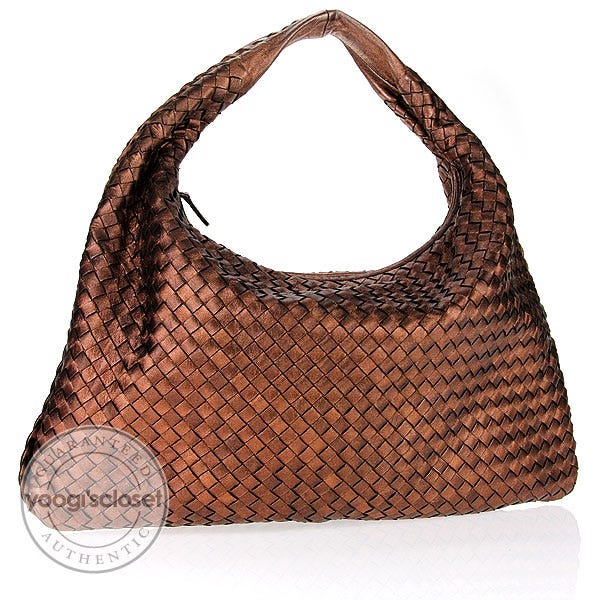 Woven on sale hobo bag