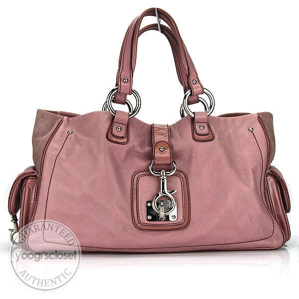 Marc Jacobs Lavender Selma Large Tote Bag