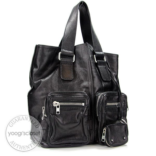 Chloe Black Leather Betty Tote Bag