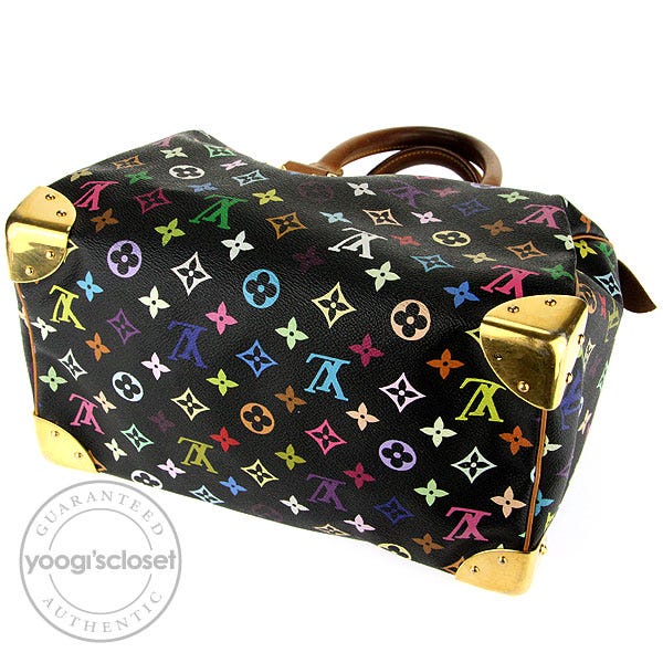 Louis Vuitton Black Monogram Multicolore Speedy 30 Bag - Yoogi's