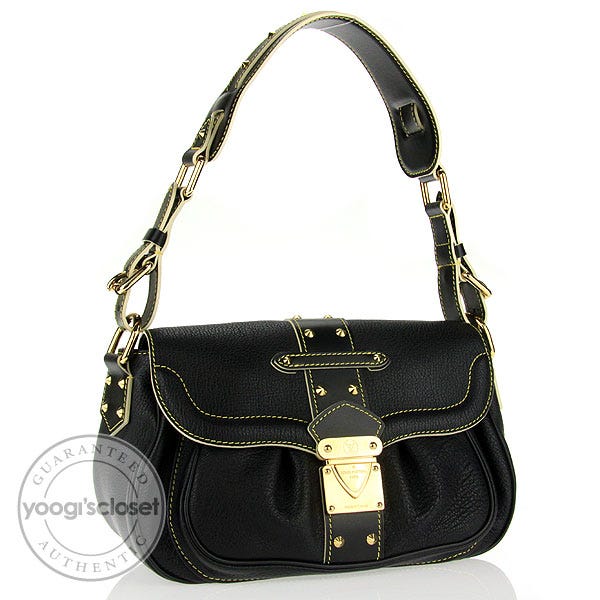 Louis Vuitton Black Suhali Le Confident Bag