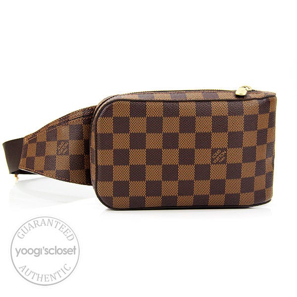 Magnificent Louis Vuitton Geronimos shoulder bag in brown