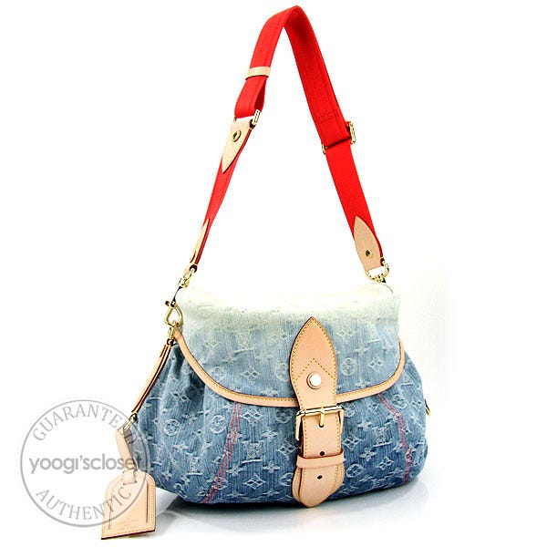 Louis Vuitton Blue Denim Monogram Denim Sunshine Bleu NM Bag