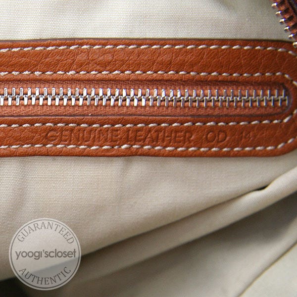 Tod's Camel Calfskin Miky Nomade Grande Bag | Yoogi's Closet