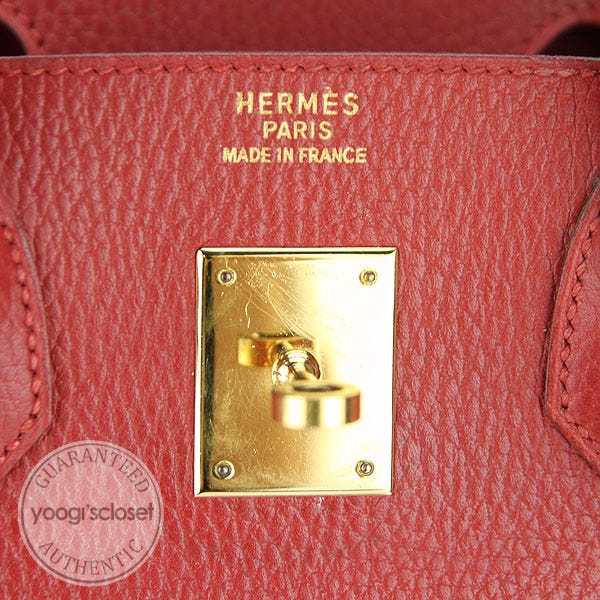 Hermes HAC Birkin Bag Natural Sable Fjord with Gold Hardware 32