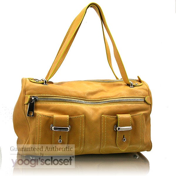 Marc Jacobs Yellow Multi-pocket Satchel Bag