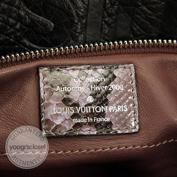 Louis Vuitton Limited Edition Black Monogram Collage Lutece Bag - Yoogi's  Closet