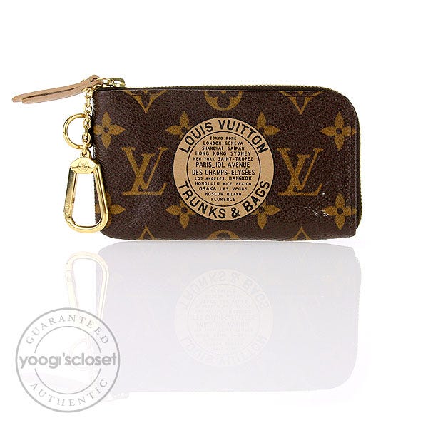 Louis Vuitton Limited Edition Monogram Canvas Complice Trunks and Bags Key and Change Holder