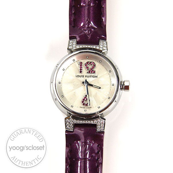 Louis Vuitton Diamonds and Rubies Tambour Heart 28mm Ladies Watch