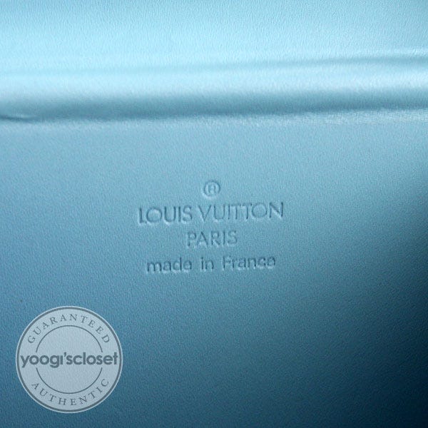 Louis Vuitton Baby Blue Monogram Vernis Bleecker Box Bag - Yoogi's