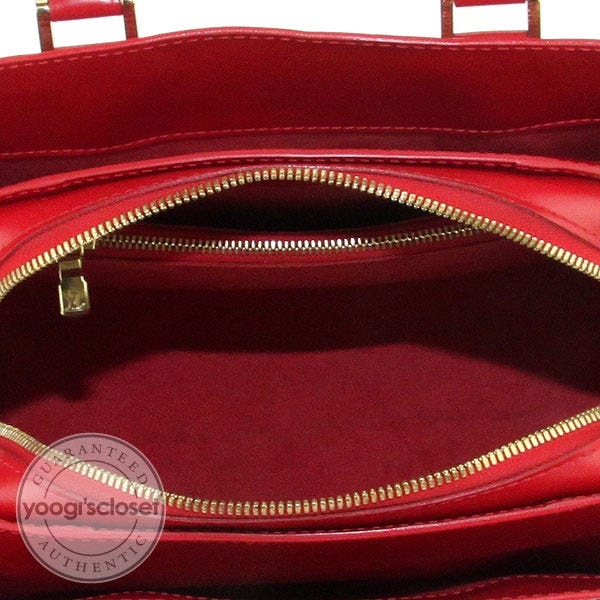 LOUIS VUITTON Red Epi Leather Pont-Neuf PM Top Handle HandBag Tote  ref.125672 - Joli Closet