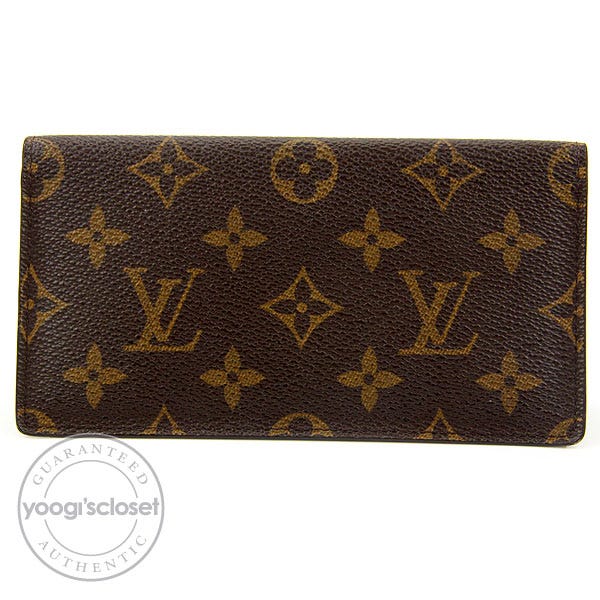 Louis Vuitton Monogram Canvas Checkbook Holder