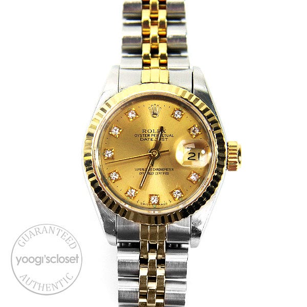 Stainless Steel & 18K Yellow Gold Tiffany & Co Datejust 69173 26mm