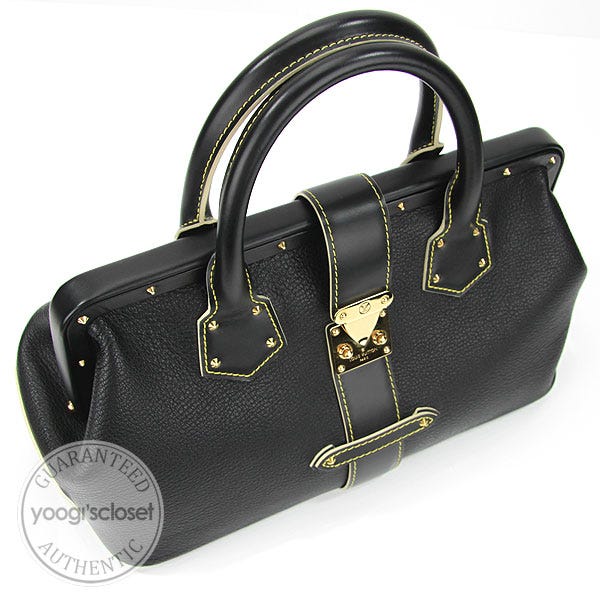 Authentic Louis Vuitton Suhali L'Ingenieux PM Black Leather DR Satchel  Handbag