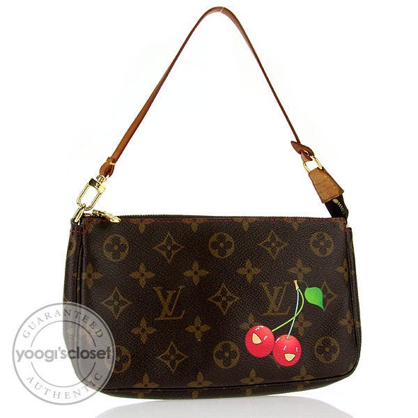 Louis Vuitton Limited Edition Cerise Accessories Pochette Bag
