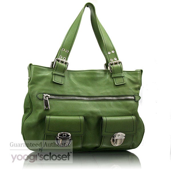 Marc Jacobs Sap Green Calfskin Stella Bag