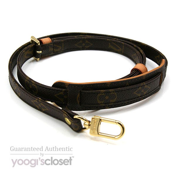 Louis Vuitton Adjustable Monogram Canvas Shoulder Strap