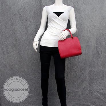 - Closet Vuitton Bag Yoogi\'s Louis PM Pont-Neuf Red Epi