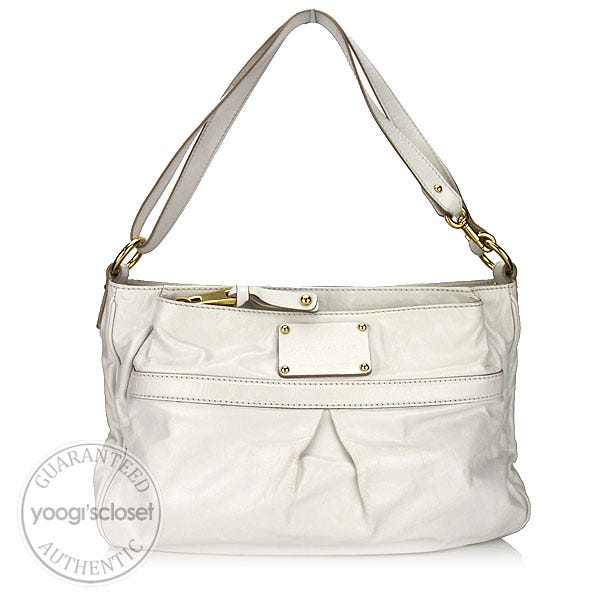 Marc Jacobs White Leather Palais Royale Bag