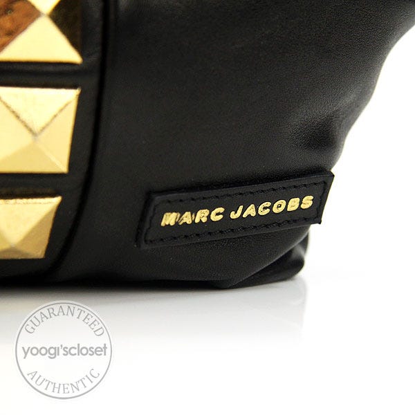 Marc Jacobs Black Leather Cammie Pouch Bag - Yoogi's Closet