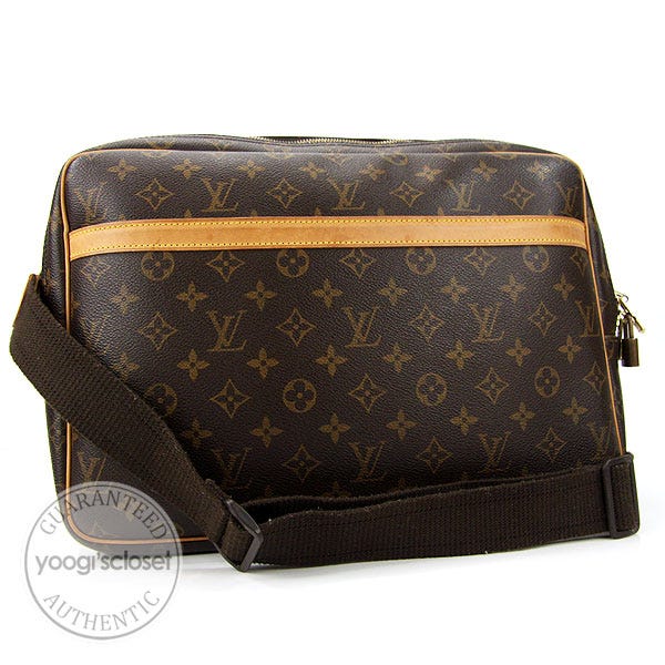 Louis Vuitton Monogram Canvas Reporter GM Messenger Bag