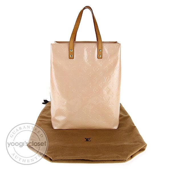 Louis Vuitton Louis Vuitton Reade MM Marshmallow Pale Pink Vernis