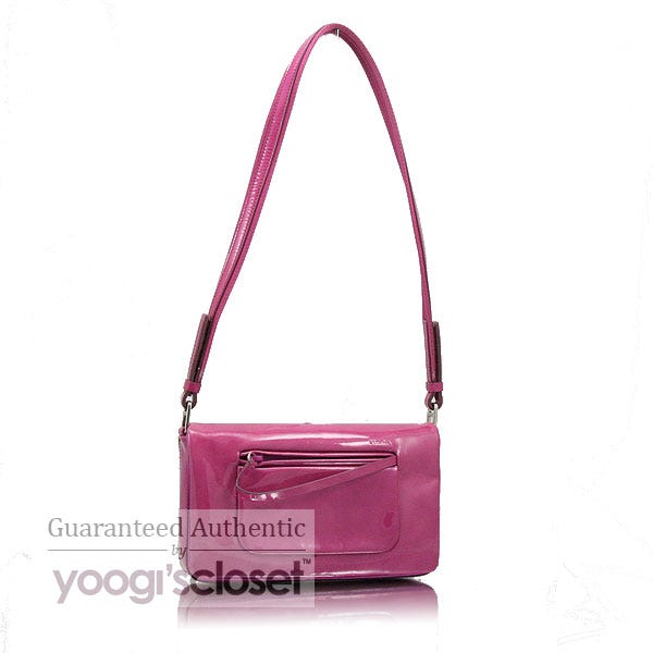 Prada Pink Shimmery Patent Leather Bag