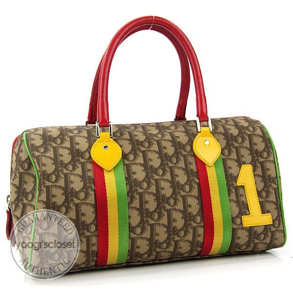 Christian Dior Rasta Small Boston Bag