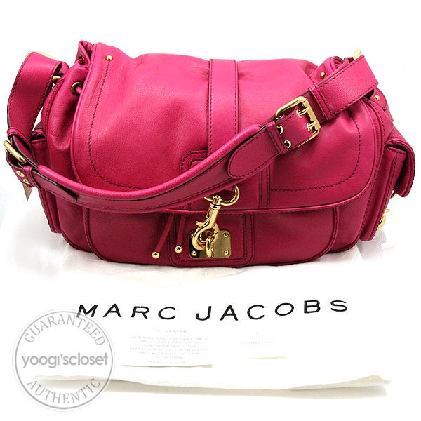 Marc Jacobs Deep Azalea Calfskin Selma Shoulder Bag Marc Jacobs Deep Azalea Calfskin Selma Shoulder Bag