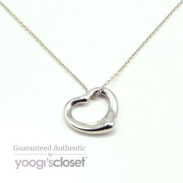 Tiffany & Co. Silver Paloma Picasso Retro Style Necklace