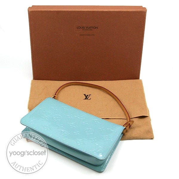Louis Vuitton Baby Blue Monogram Vernis Lexington Accessory Pouch