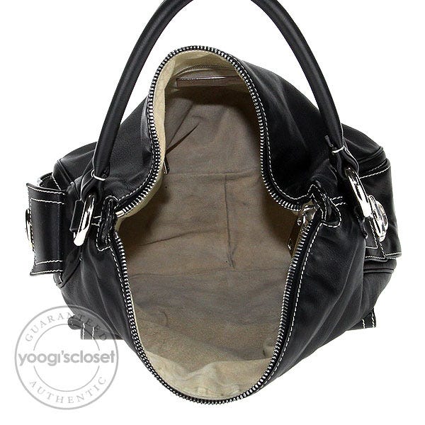 Marc Jacobs Black Leather Multi-pocket Large Hobo Bag - Yoogi's Closet