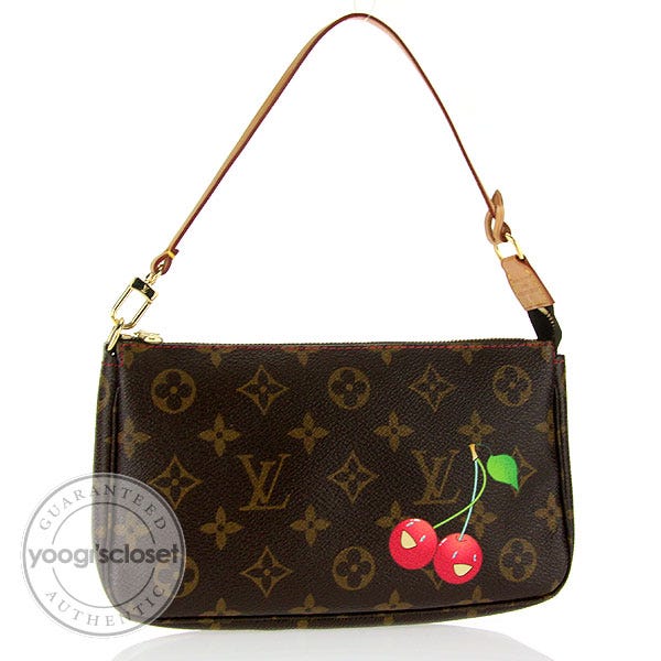 Louis Vuitton Limited Edition Cerise Pochette Accessories Bag