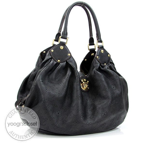 Louis Vuitton Black Mahina L Bag