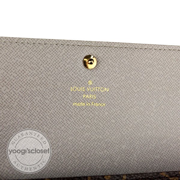 Louis Vuitton Limited Edition Monogram Canvas Gold Dentelle Sarah Wallet -  Yoogi's Closet