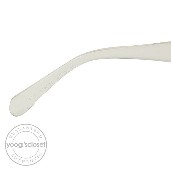 Chanel Light Pink Tint Crystal Logo Frameless Sunglasses 4107-B
