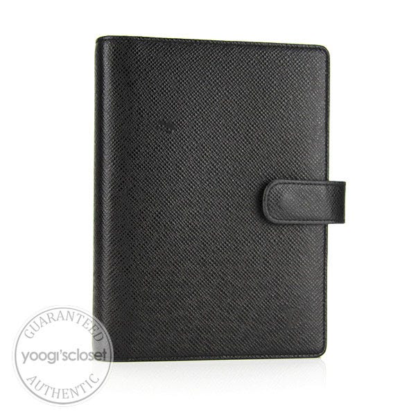 Louis Vuitton Ardoise Taiga Medium Ring Agenda