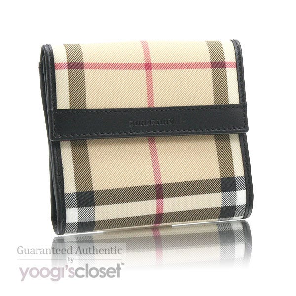 Authentic Burberry Nova Check Wallet