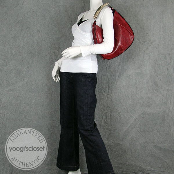 Yves Saint Laurent 'Mombasa' Leather Sling Shoulder Handbag