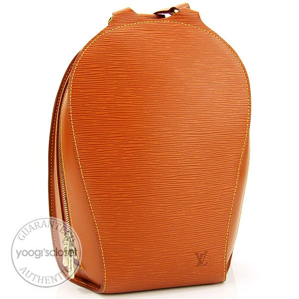 Louis Vuitton Cipango Gold Epi Leather Mabillon Backpack Bag