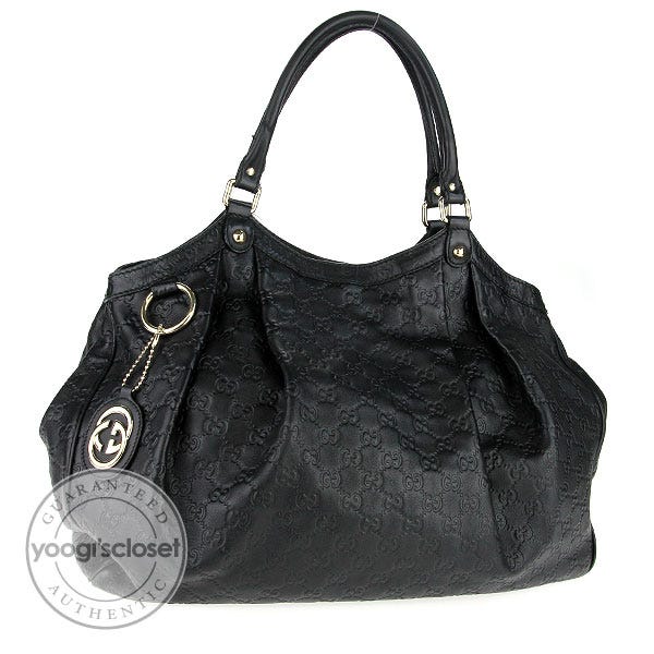Gucci Sukey Large Tote Bag in Black