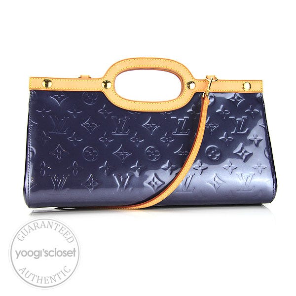 Louis Vuitton Indigo Monogram Vernis Roxbury Drive Bag